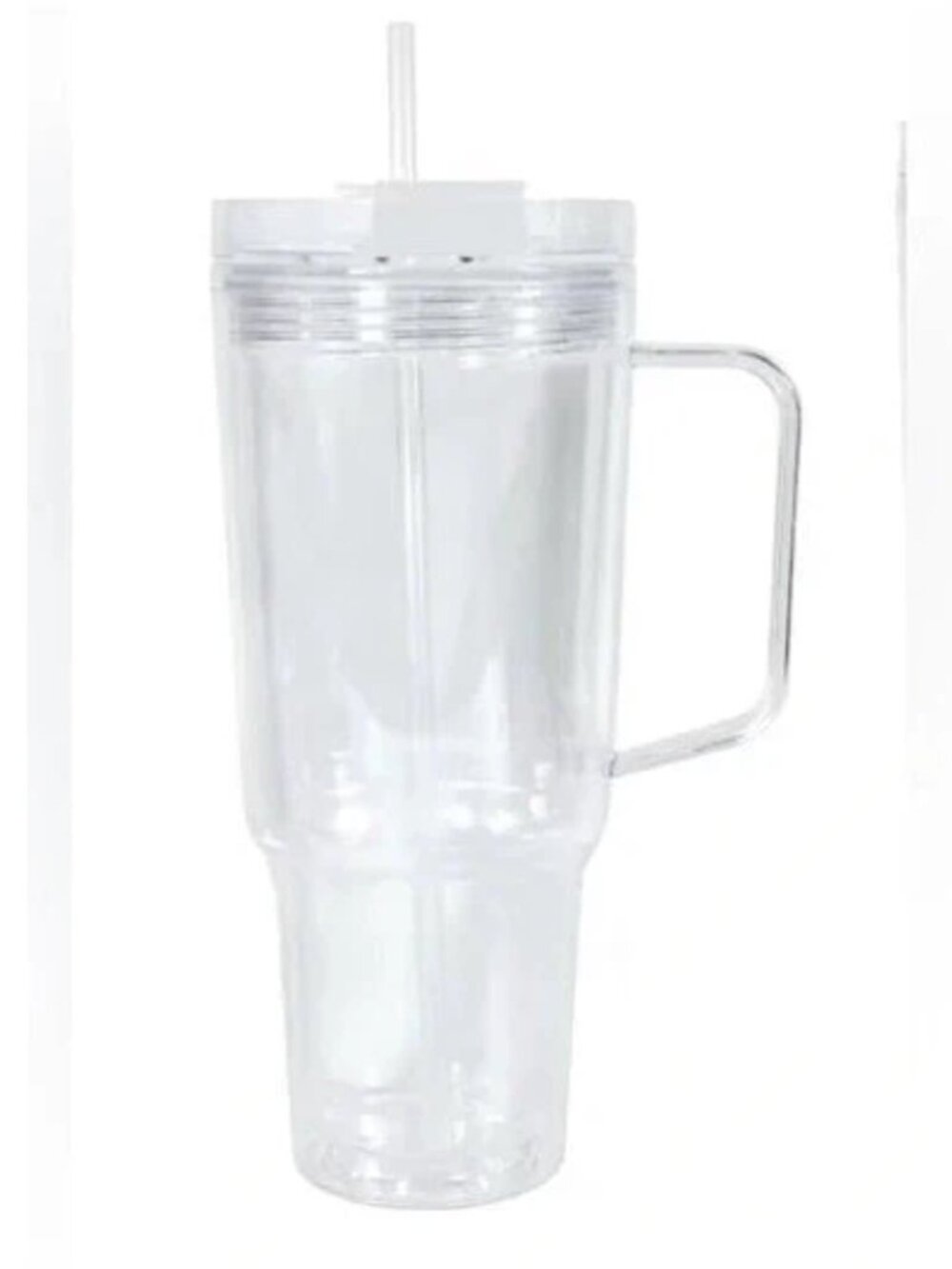 Custom 30oz Acrylic Tumbler w/ Handle | Glitter Filled Cup | Add Wrap